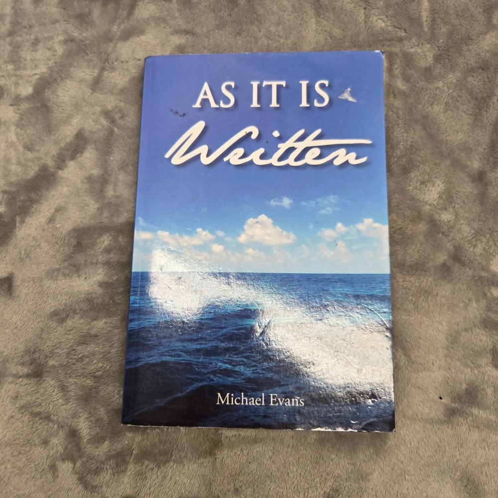 As It Is Written Michael Evans Christian Fiction Paperback 2022 9798886164626